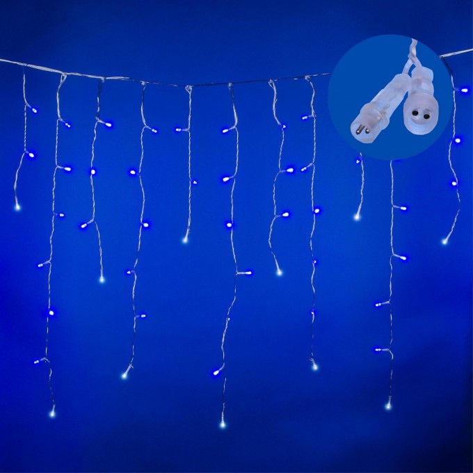 Бахрома светодиодная с эффектом мерцания UNIEL ULD-B25006-440/TTK BLUE-WHITE IP44, 25м UL-00010939 Бахрома светодиодная с эффектом мерцания UNIEL ULD-B25006-440/TTK BLUE-WHITE IP44, 25м UL-00010939