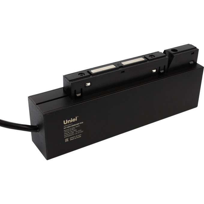 Блок питания для магнитного шинопровода UNIEL UET-M50 200W/48V IP20 UL-00008930 Блок питания для магнитного шинопровода UNIEL UET-M50 200W/48V IP20 UL-00008930