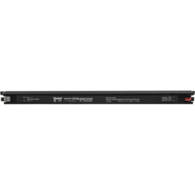 Блок питания UNIEL UET-WAK-060A20 12V IP20 ультратонкий UL-00010268 Блок питания UNIEL UET-WAK-060A20 12V IP20 ультратонкий UL-00010268