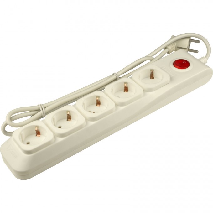 Cетевой фильтр UNIEL S-GSL5-3 IVORY UL-00001754 Cетевой фильтр UNIEL S-GSL5-3 IVORY UL-00001754
