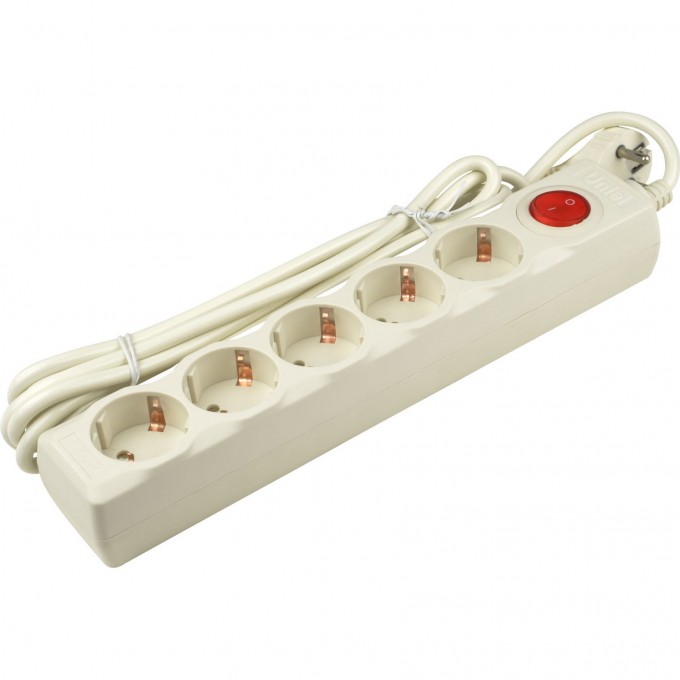 Cетевой фильтр UNIEL S-GSU5-5 IVORY UL-00001748 Cетевой фильтр UNIEL S-GSU5-5 IVORY UL-00001748