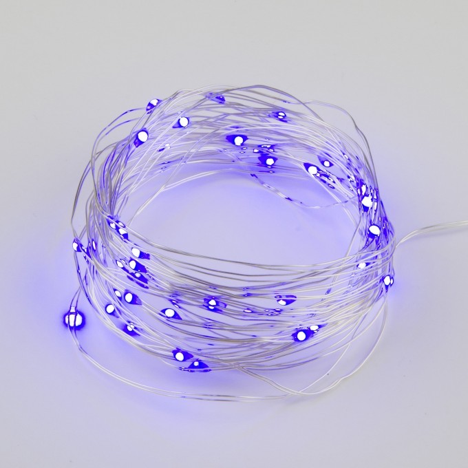 Гирлянда светодиодная UNIEL PURPLE ULD-S0200-020/SСB/2AA "Роса" на батарейках IP20 2м 20 светодиодов, фиолетовый свет провод медный UL-00010897 Гирлянда светодиодная UNIEL PURPLE ULD-S0200-020/SСB/2AA "Роса" на батарейках IP20 2м 20 светодиодов, фиолетовый свет провод медный UL-00010897