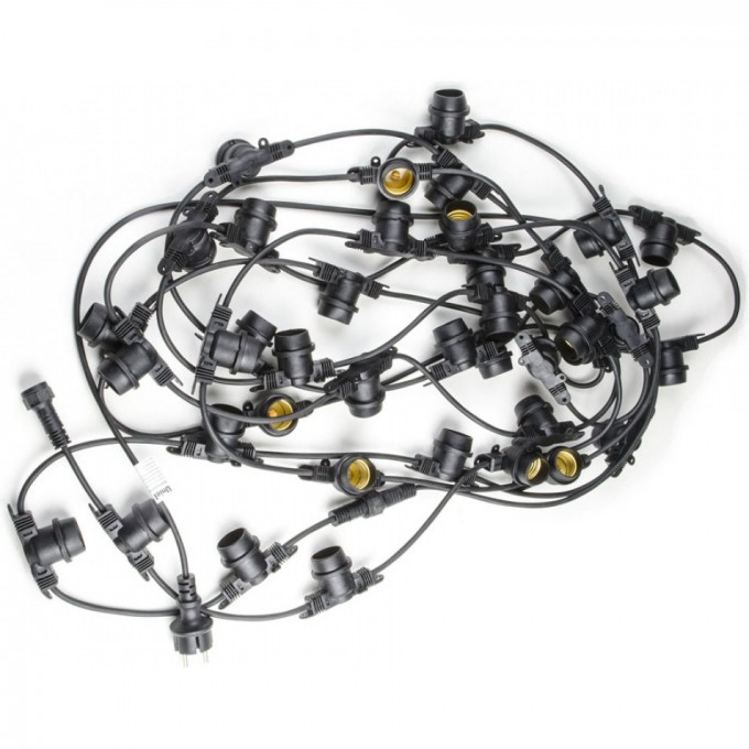 Гирлянда Uniel UDL-K121 10/E27/5M 5C IP65 BLACK BELT-LIGHT UL-00007150 Гирлянда Uniel UDL-K121 10/E27/5M 5C IP65 BLACK BELT-LIGHT UL-00007150