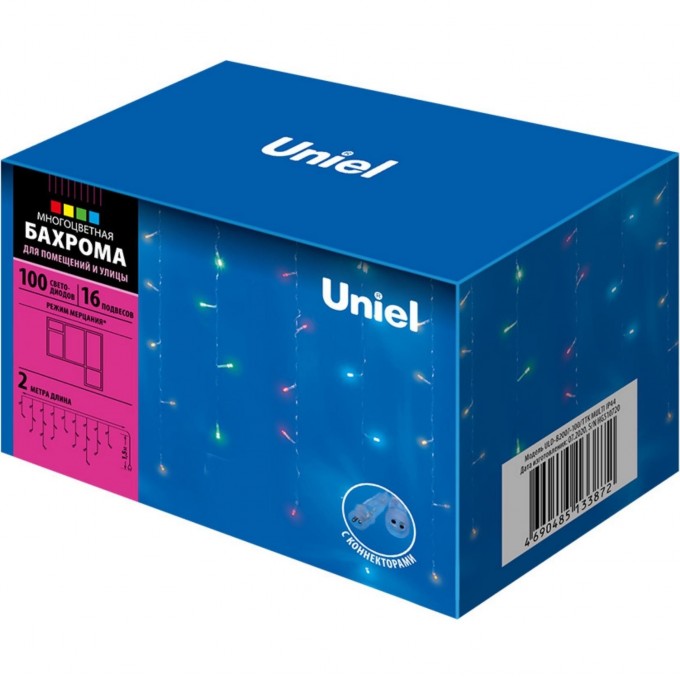Гирлянда UNIEL ULD-B2007-100/TTK MULTI IP44 UL-00007208 Гирлянда UNIEL ULD-B2007-100/TTK MULTI IP44 UL-00007208