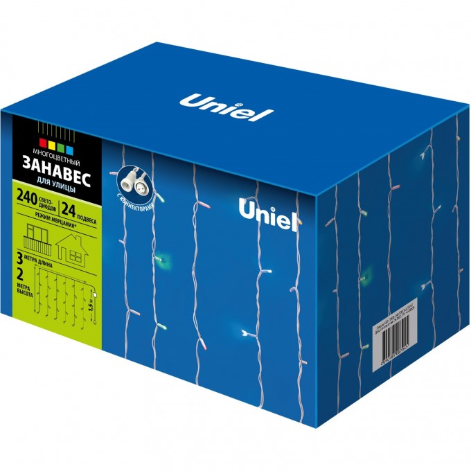 Гирлянда UNIEL ULD-C2030-240/TWK MULTI IP67 UL-00001359 Гирлянда UNIEL ULD-C2030-240/TWK MULTI IP67 UL-00001359
