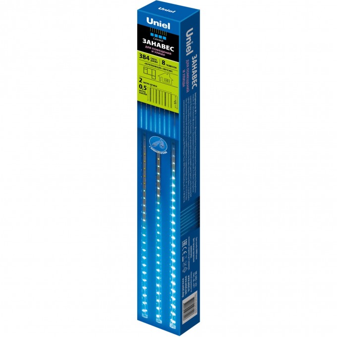Гирлянда UNIEL ULD-E2405-240/DTK BLUE IP44 METEOR 11123 Гирлянда UNIEL ULD-E2405-240/DTK BLUE IP44 METEOR 11123
