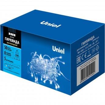 Гирлянда UNIEL ULD-S0500-050/DTA WHITE IP20 Гирлянда UNIEL ULD-S0500-050/DTA WHITE IP20