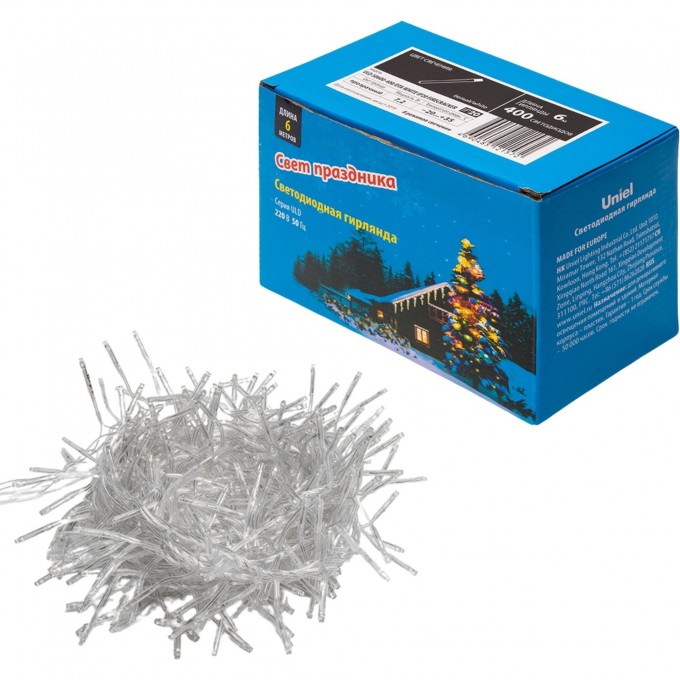Гирлянда UNIEL ULD-S0600-400/DTA WHITE IP20 FIRECRACKER UL-00005479 Гирлянда UNIEL ULD-S0600-400/DTA WHITE IP20 FIRECRACKER UL-00005479
