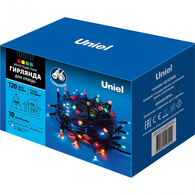 Гирлянда UNIEL ULD-S1000-120/TBK MULTI IP67 UL-00003943 Гирлянда UNIEL ULD-S1000-120/TBK MULTI IP67 UL-00003943