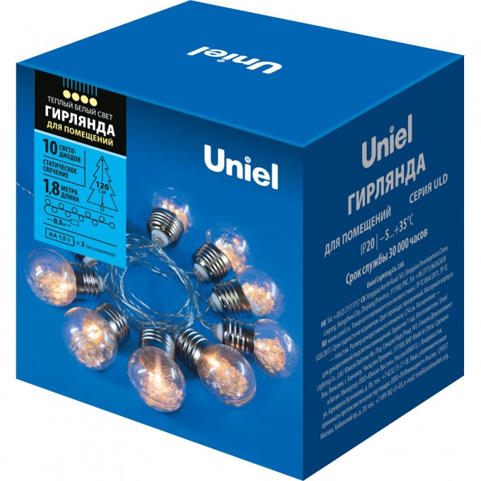Гирлянда UNIEL ULD-S1800-010/STB/3AA WARM WHITE IP20 RETRO BULBS UL-00008425 Гирлянда UNIEL ULD-S1800-010/STB/3AA WARM WHITE IP20 RETRO BULBS UL-00008425