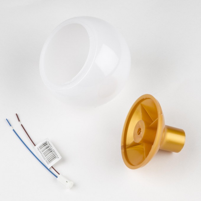Комплект для изготовления декоративного светильника UNIEL UFP-R95/N63/G4 OPAL/GOLD UL-00008946 Комплект для изготовления декоративного светильника UNIEL UFP-R95/N63/G4 OPAL/GOLD UL-00008946