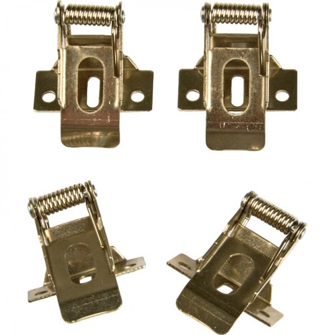 Комплект крепежных скоб на пружинах UFL-F04 SILVER 150 POLYBAG UL-00001479 Комплект крепежных скоб на пружинах UFL-F04 SILVER 150 POLYBAG UL-00001479