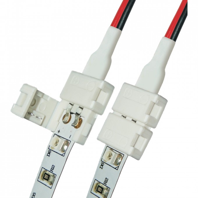 Коннектор для соединения светодиодных лент UNIEL UCX-SD2/A20-NNN WHITE 020 POLYBAG 06608 Коннектор для соединения светодиодных лент UNIEL UCX-SD2/A20-NNN WHITE 020 POLYBAG 06608