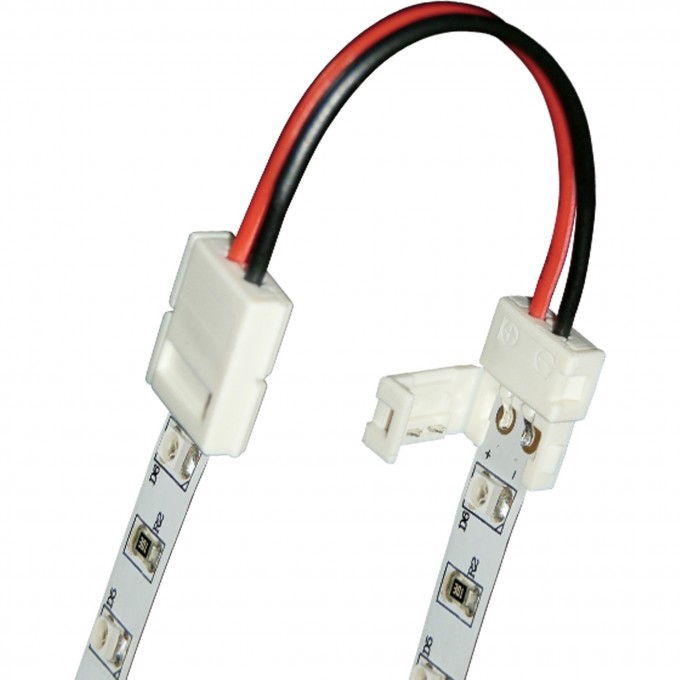 Коннектор для соединения светодиодных лент UNIEL UCX-SS2/A20-NNN WHITE 020 POLYBAG 06611 Коннектор для соединения светодиодных лент UNIEL UCX-SS2/A20-NNN WHITE 020 POLYBAG 06611