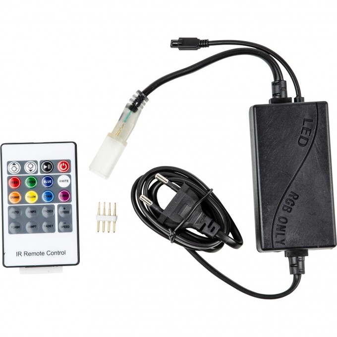 Контроллер для управления светодиодными лентами UNIEL ULC-N22-RGB NEON BLACK UL-00010579 Контроллер для управления светодиодными лентами UNIEL ULC-N22-RGB NEON BLACK UL-00010579