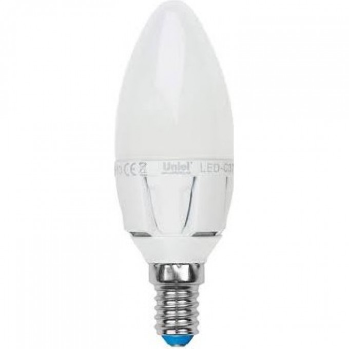 Лампа светодиодная UNIEL LED-C37-6W/NW/E14/FR ALP01WH 07889 Лампа светодиодная UNIEL LED-C37-6W/NW/E14/FR ALP01WH 07889