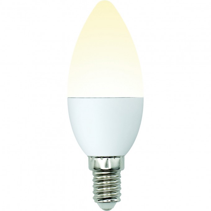 Лампа светодиодная UNIEL LED-C37-6W/WW/E14/FR/MB PLM11WH картон UL-00002373 Лампа светодиодная UNIEL LED-C37-6W/WW/E14/FR/MB PLM11WH картон UL-00002373