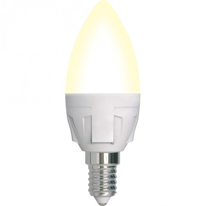 Лампа светодиодная UNIEL LED-C37 7W/3000K/E14/FR/DIM PLP01WH картон UL-00004296 Лампа светодиодная UNIEL LED-C37 7W/3000K/E14/FR/DIM PLP01WH картон UL-00004296