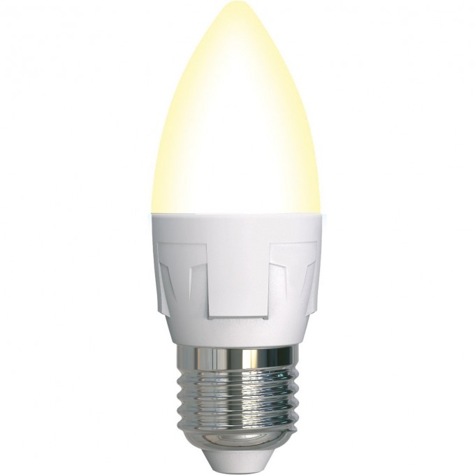 Лампа светодиодная UNIEL LED-C37 7W/3000K/E27/FR/DIM PLP01WH картон UL-00004297 Лампа светодиодная UNIEL LED-C37 7W/3000K/E27/FR/DIM PLP01WH картон UL-00004297