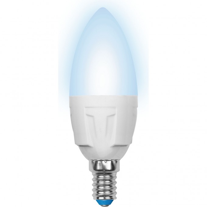 Лампа светодиодная UNIEL LED-C37 7W/NW/E14/FR PLP01WH картон UL-00002411 Лампа светодиодная UNIEL LED-C37 7W/NW/E14/FR PLP01WH картон UL-00002411