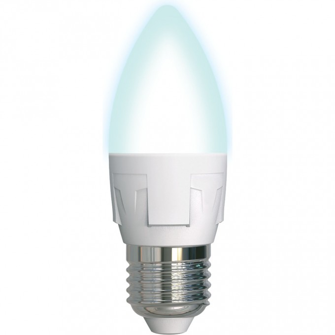 Лампа светодиодная UNIEL LED-C37 7W/NW/E27/FR PLP01WH картон UL-00002412 Лампа светодиодная UNIEL LED-C37 7W/NW/E27/FR PLP01WH картон UL-00002412