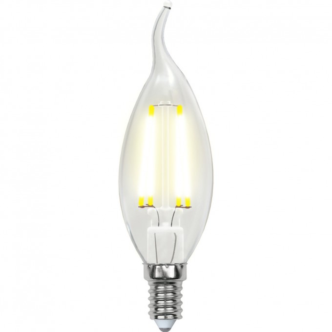 Лампа светодиодная UNIEL LED-CW35-6W/WW/E14/CL PLS02WH картон UL-00000200 Лампа светодиодная UNIEL LED-CW35-6W/WW/E14/CL PLS02WH картон UL-00000200