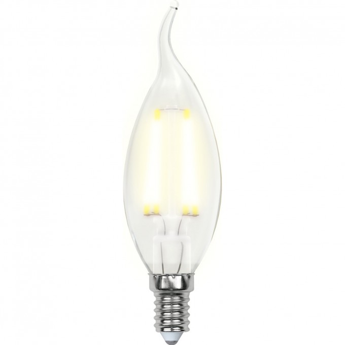 Лампа светодиодная UNIEL LED-CW35-6W/WW/E14/FR PLS02WH картон UL-00000306 Лампа светодиодная UNIEL LED-CW35-6W/WW/E14/FR PLS02WH картон UL-00000306