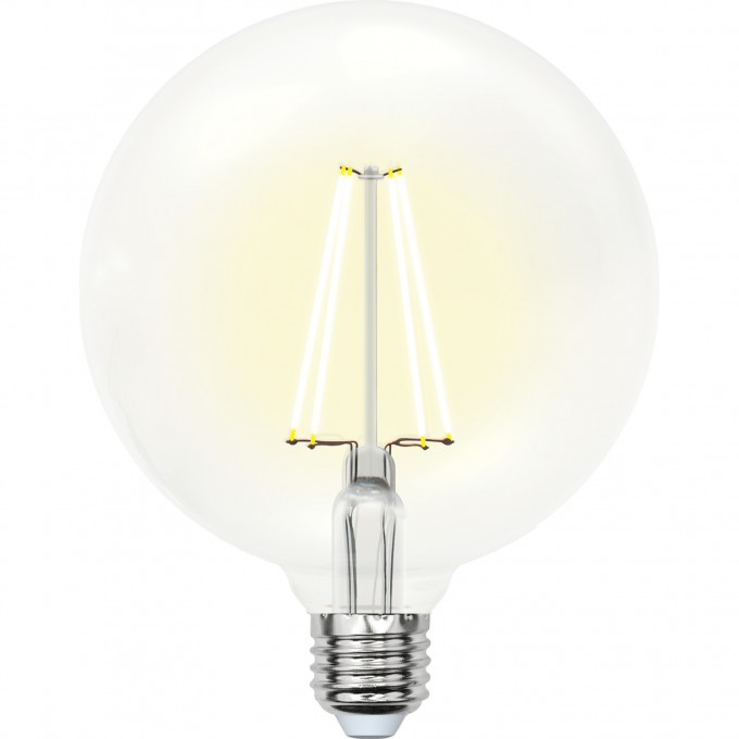 Лампа светодиодная UNIEL LED-G125-10W/WW/E27/CL PLS02WH картон 10534 Лампа светодиодная UNIEL LED-G125-10W/WW/E27/CL PLS02WH картон 10534