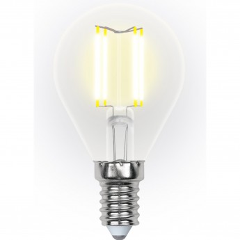 Лампа светодиодная UNIEL LED-G45-5W/WW/E14/CL/DIM GLA01TR картон Лампа светодиодная UNIEL LED-G45-5W/WW/E14/CL/DIM GLA01TR картон