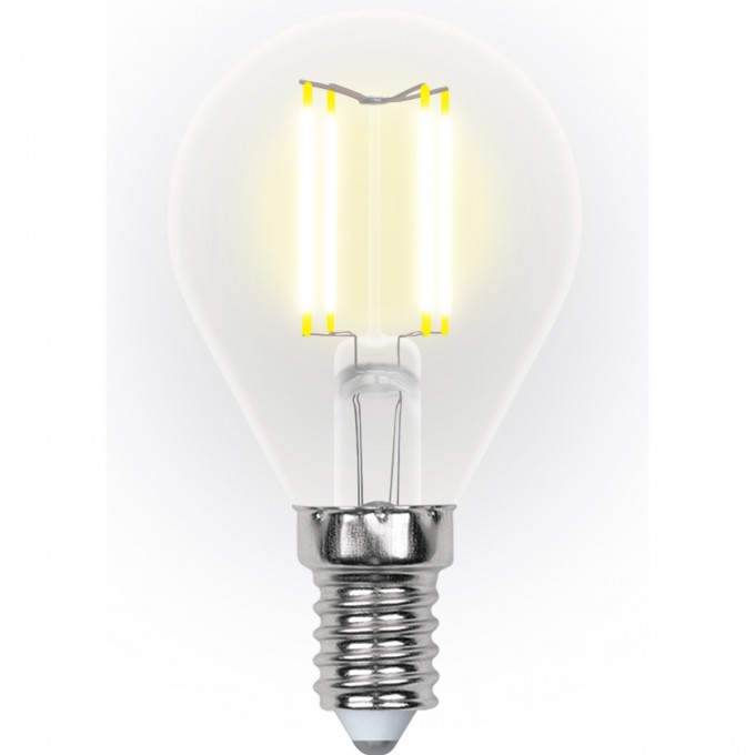 Лампа светодиодная UNIEL LED-G45-5W/WW/E14/CL/DIM GLA01TR картон UL-00002866 Лампа светодиодная UNIEL LED-G45-5W/WW/E14/CL/DIM GLA01TR картон UL-00002866