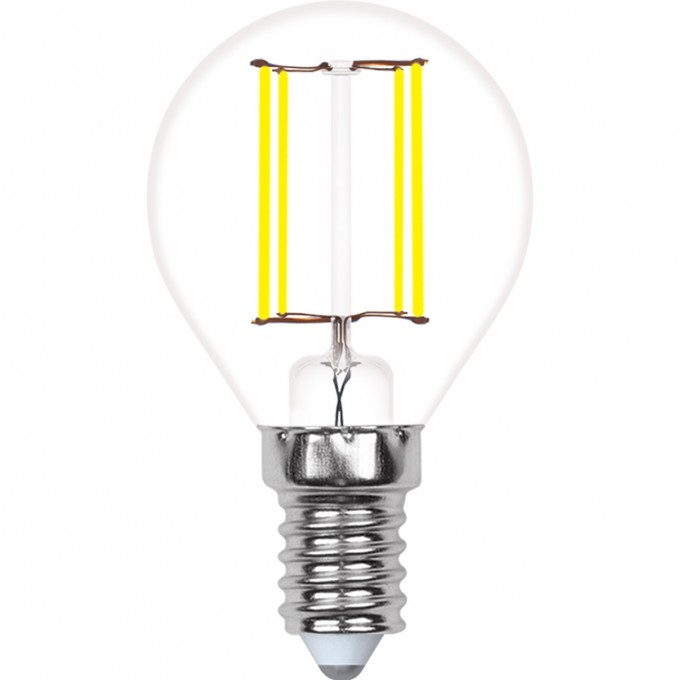 Лампа светодиодная UNIEL LED-G45-5W/WW/E14/CL/MB GLM10TR картон UL-00002369 Лампа светодиодная UNIEL LED-G45-5W/WW/E14/CL/MB GLM10TR картон UL-00002369