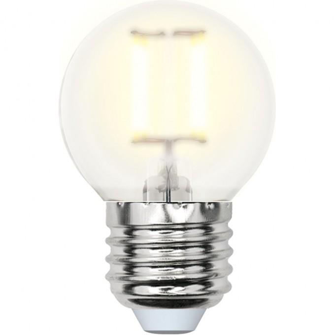 Лампа светодиодная UNIEL LED-G45-6W/WW/E27/FR PLS02WH картон UL-00000302 Лампа светодиодная UNIEL LED-G45-6W/WW/E27/FR PLS02WH картон UL-00000302