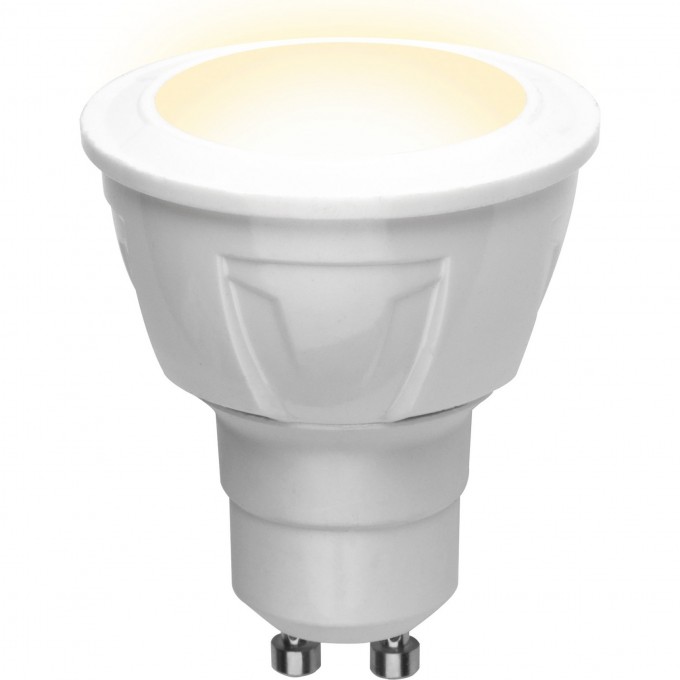 Лампа светодиодная UNIEL LED-JCDR 6W/WW/GU10/FR PLP01WH картон UL-00002423 Лампа светодиодная UNIEL LED-JCDR 6W/WW/GU10/FR PLP01WH картон UL-00002423
