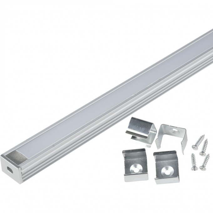 Накладной алюминиевый профиль UFE-K10 SILVER/FROZEN 200 POLYBAG UL-00005029 Накладной алюминиевый профиль UFE-K10 SILVER/FROZEN 200 POLYBAG UL-00005029