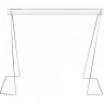 Подставка UNIEL UFP-G20S H50 WHITE UL-00007139