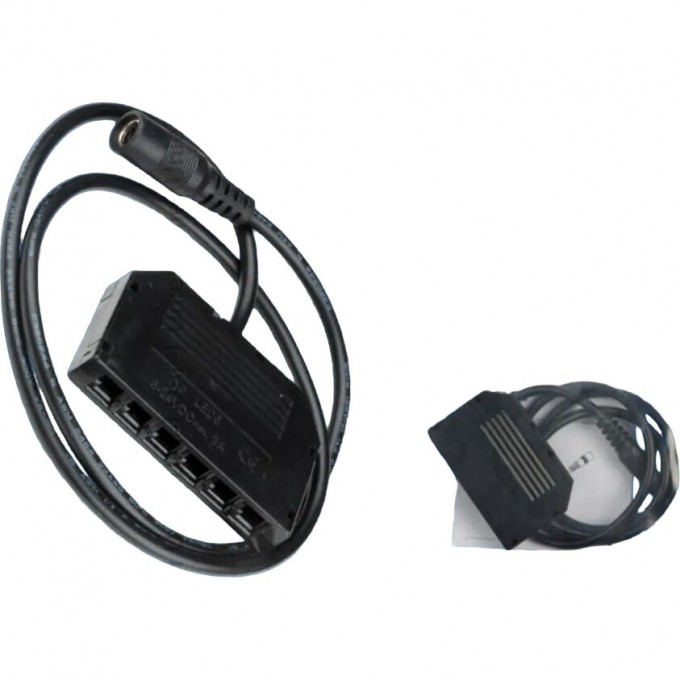 Разветвитель UNIEL UCX-LJ6/E20-060 BLACK 1 POLYBAG с проводом для подключения до 6-х светодиодных светильников на 12В к блоку питания типа UET-VPA 08200 Разветвитель UNIEL UCX-LJ6/E20-060 BLACK 1 POLYBAG с проводом для подключения до 6-х светодиодных светильников на 12В к блоку питания типа UET-VPA 08200