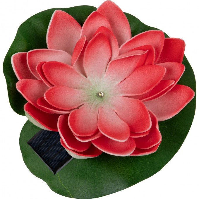 Садовый светильник UNIEL RED WATERLILY USL-S-826/PT060 на солнечной батарее UL-00011599 Садовый светильник UNIEL RED WATERLILY USL-S-826/PT060 на солнечной батарее UL-00011599