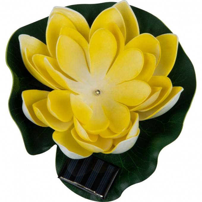 Садовый светильник UNIEL YELLOW WATERLILY USL-S-827/PT060 на солнечной батарее UL-00011600 Садовый светильник UNIEL YELLOW WATERLILY USL-S-827/PT060 на солнечной батарее UL-00011600