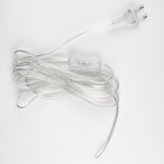 Сетевой шнур с вилкой и выключателем UNIEL UCX-C12/01A-450 CLEAR UL-00007235 Сетевой шнур с вилкой и выключателем UNIEL UCX-C12/01A-450 CLEAR UL-00007235