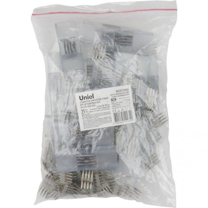 Соединитель контактный UNIEL UTC-K-14/N22 CLEAR 025 POLYBAG UL-00005794 Соединитель контактный UNIEL UTC-K-14/N22 CLEAR 025 POLYBAG UL-00005794