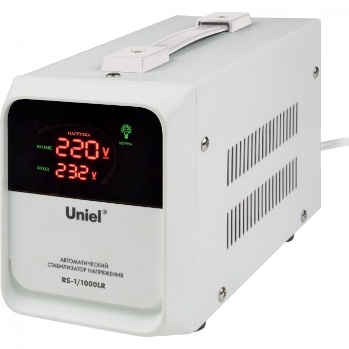 Стабилизатор напряжения UNIEL RS-1/1000LR UL-00003601 Стабилизатор напряжения UNIEL RS-1/1000LR UL-00003601