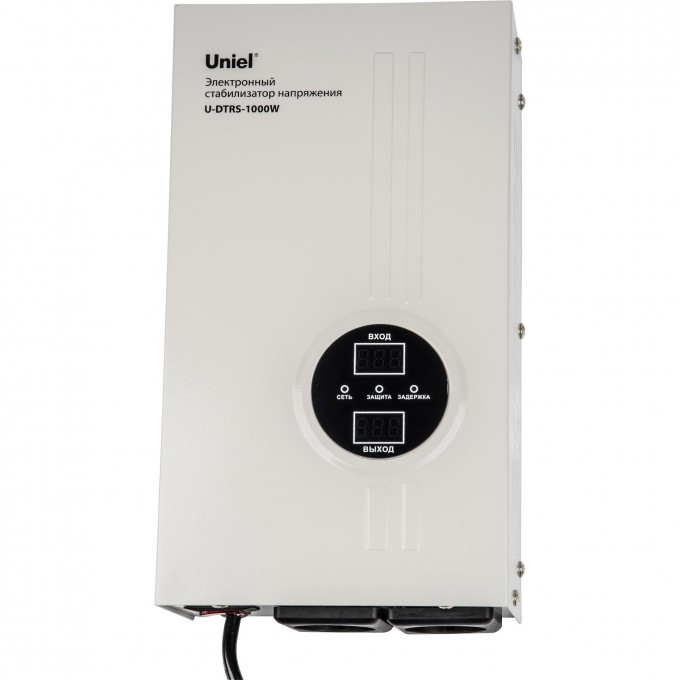 Стабилизатор напряжения UNIEL U-DTRS-1000W ультратонкий, однофазный релейный UL-00010577 Стабилизатор напряжения UNIEL U-DTRS-1000W ультратонкий, однофазный релейный UL-00010577