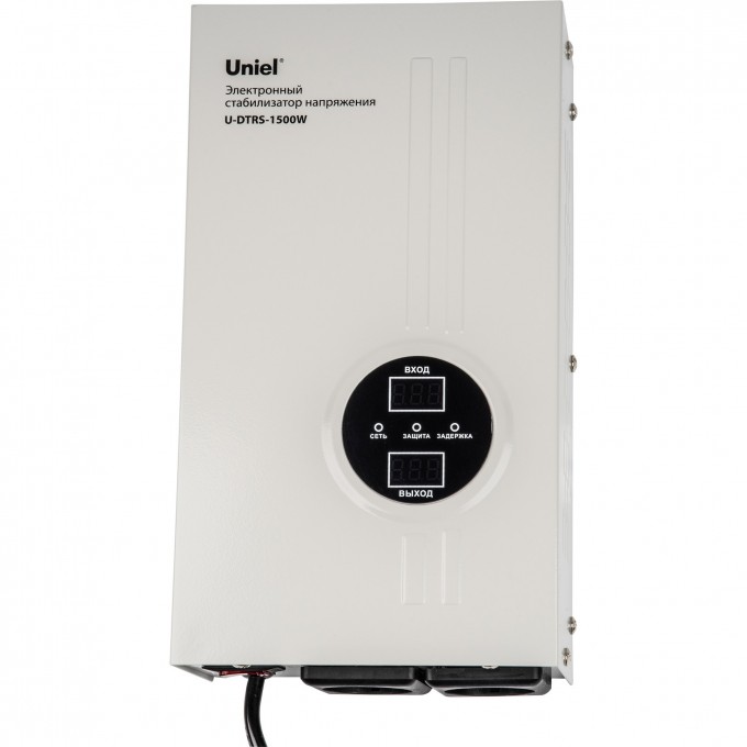 Стабилизатор напряжения UNIEL U-DTRS-1500W ультратонкий, однофазный релейный UL-00010578 Стабилизатор напряжения UNIEL U-DTRS-1500W ультратонкий, однофазный релейный UL-00010578