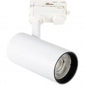 Светильник-прожектор светодиодный UNIEL ULB-T55-30W/4000K WHITE трековый, 4000К, белый Светильник-прожектор светодиодный UNIEL ULB-T55-30W/4000K WHITE трековый, 4000К, белый