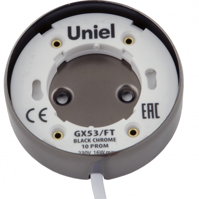 Светильник UNIEL GX53/FT BLACK CHROME 10 PROM UL-00003735 Светильник UNIEL GX53/FT BLACK CHROME 10 PROM UL-00003735