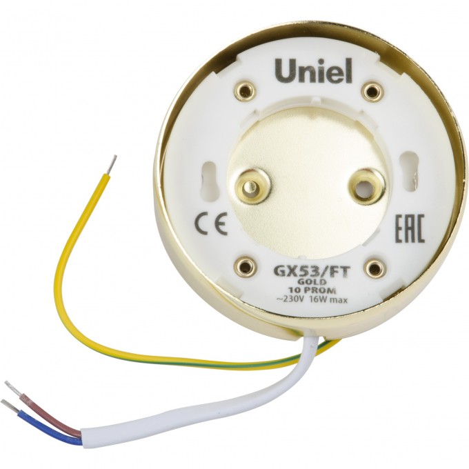 Светильник UNIEL GX53/FT GOLD 10 PROM UL-00004147 Светильник UNIEL GX53/FT GOLD 10 PROM UL-00004147