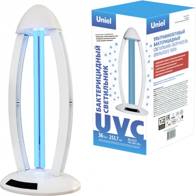Светильник UNIEL UGL-T02A-36W/UVCB WHITE UL-00007265 Светильник UNIEL UGL-T02A-36W/UVCB WHITE UL-00007265