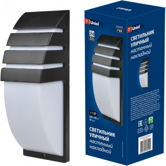 Светильник UNIEL UUL-S41A 40W/E27 IP65 BLACK UL-00006803 Светильник UNIEL UUL-S41A 40W/E27 IP65 BLACK UL-00006803