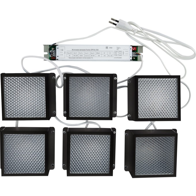 Светильники светодиодные UNIEL ULP-1010 42W/4000К IP40 GRILYATO BLACK KIT06 UL-00008958 Светильники светодиодные UNIEL ULP-1010 42W/4000К IP40 GRILYATO BLACK KIT06 UL-00008958