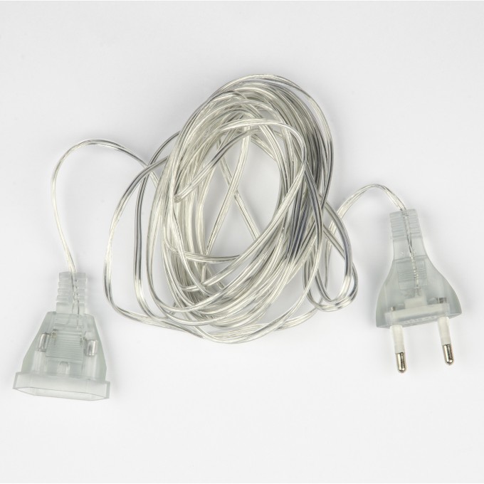 Удлинитель для подключения гирлянд UNIEL UCX-Y25/100W-500 CLEAR, 5м UL-00010944 Удлинитель для подключения гирлянд UNIEL UCX-Y25/100W-500 CLEAR, 5м UL-00010944